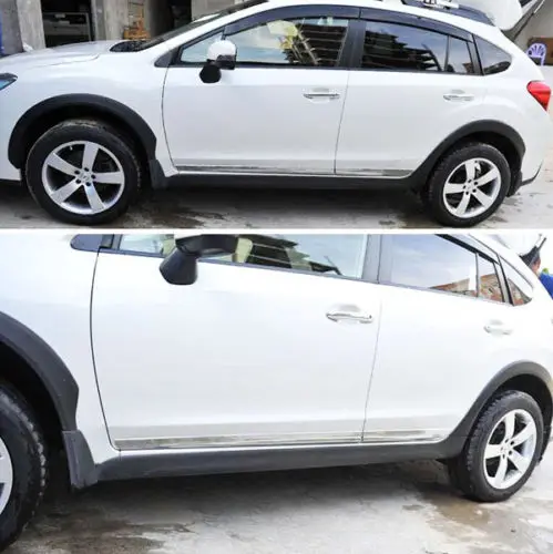 FIT FOR SUBARU XV CROSSTREK CHROME DOOR SIDE LINE BODY MOLDING COVER PROTECTOR | Инструменты