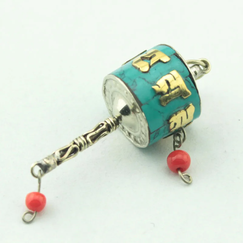 TEVIDA R75 тибетские серебряные медные Бусы Ретро молитва Непальские Подвески