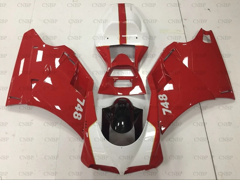 Пластиковые обтекатели для DUCATI 996 1997 748 1996 2002 красные Обтекатели 2000