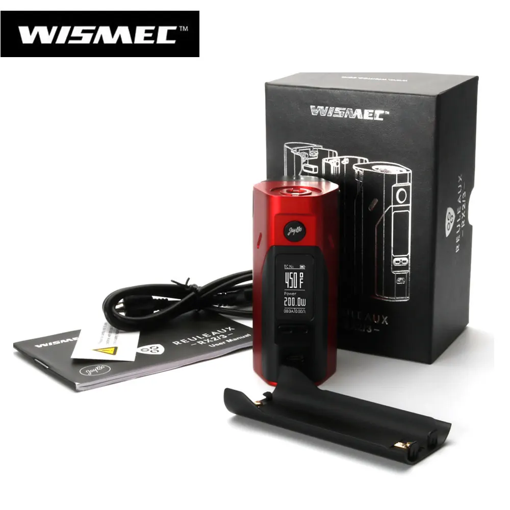 100% Оригинальный wismec reuleaux RX2/3 Box Mod rx23 TC мод 150/200 Вт электронная сигарета rx 2/3 VS RX300
