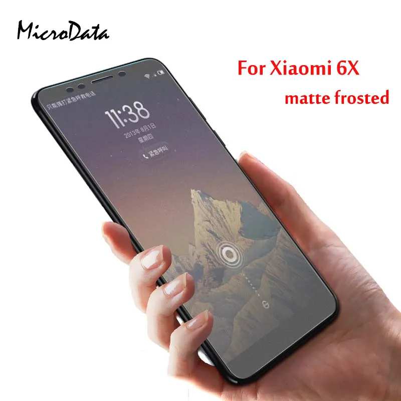 Mi croData для Xioa mi A2 2.5D матовое закаленное стекло без отпечатков пальцев 9H Защитная пленка для Xiaomi mi 5X A1 6X A2