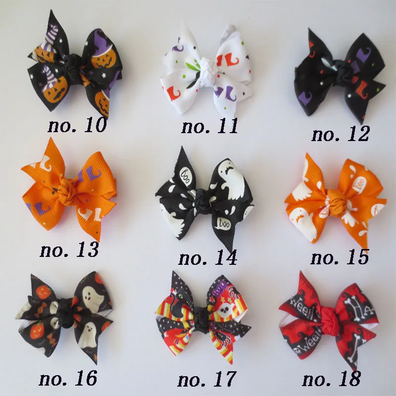 50 PCS Good Girl 2.5&quot Wing Hair Bow Clip Halloween Accessories Wholesale | Аксессуары для одежды
