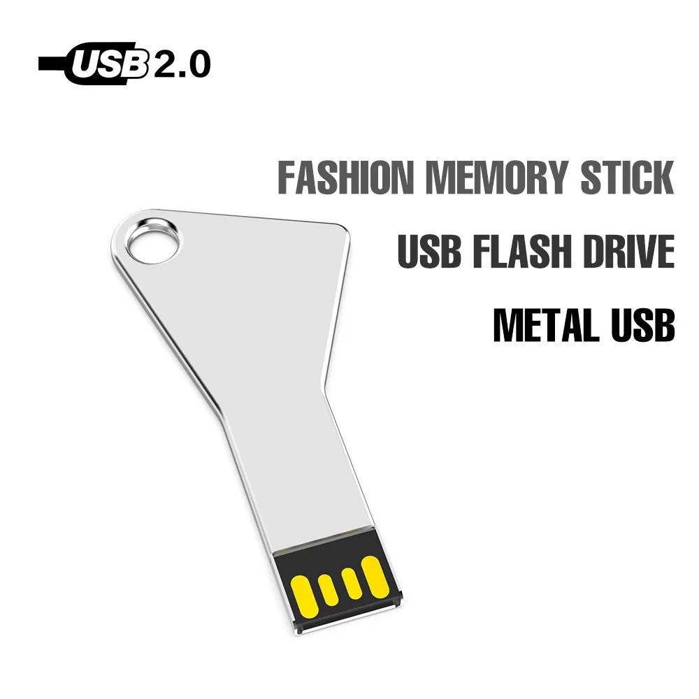 Usb 2 0 металлический флэш-накопитель USB флеш-накопитель 128 Гб 64 ГБ 32 оперативной