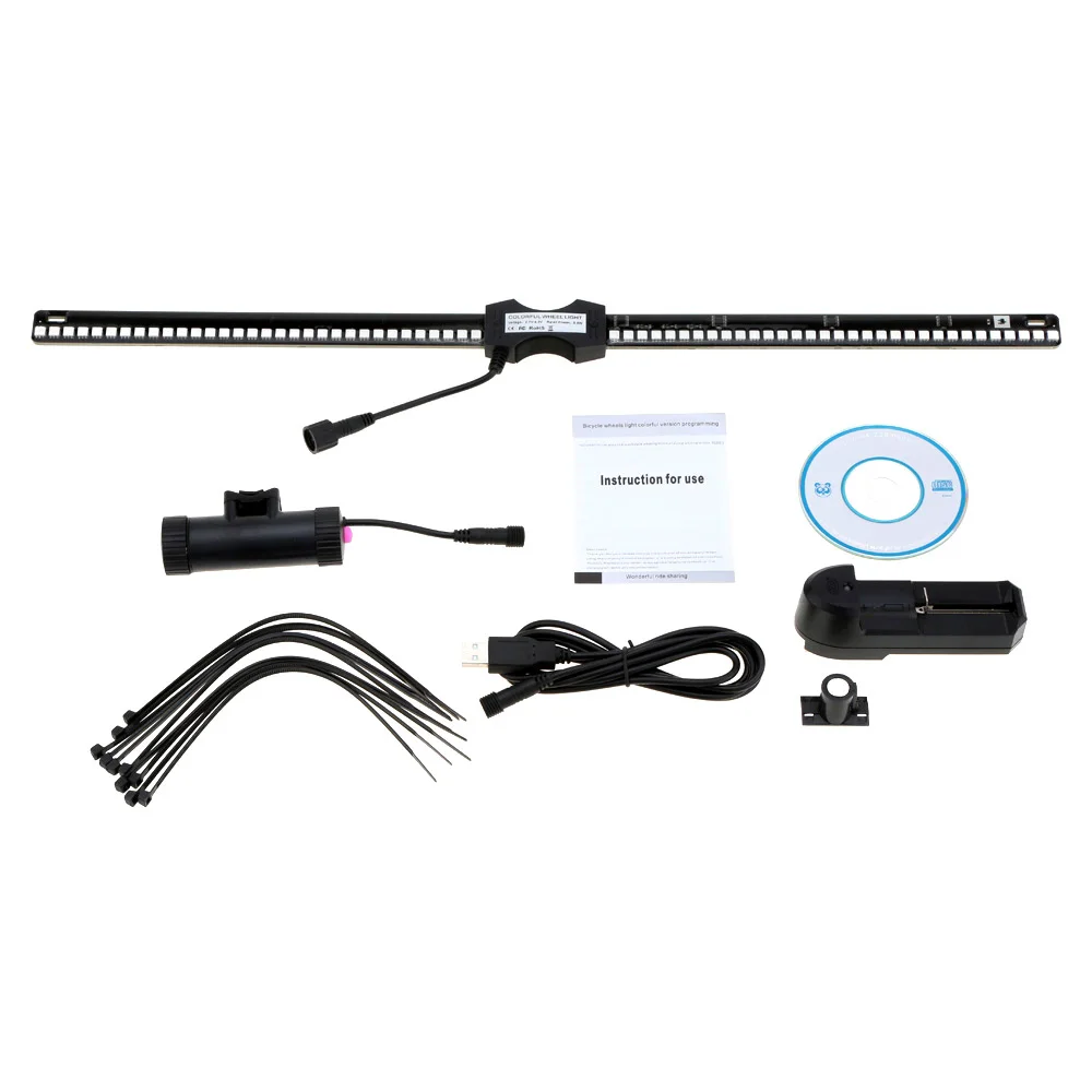 YQ8003 128RGB светодиодный DIY лампа для автомобильных шин, экранный дисплей, изображение для ночного велоспорта, светильник для велосипеда, программируемый светильник для велосипедных колес со спицами