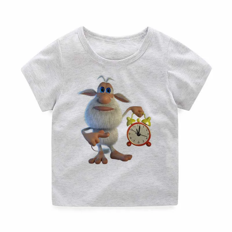 Детские футболки летняя забавная футболка с героями мультфильмов для маленьких