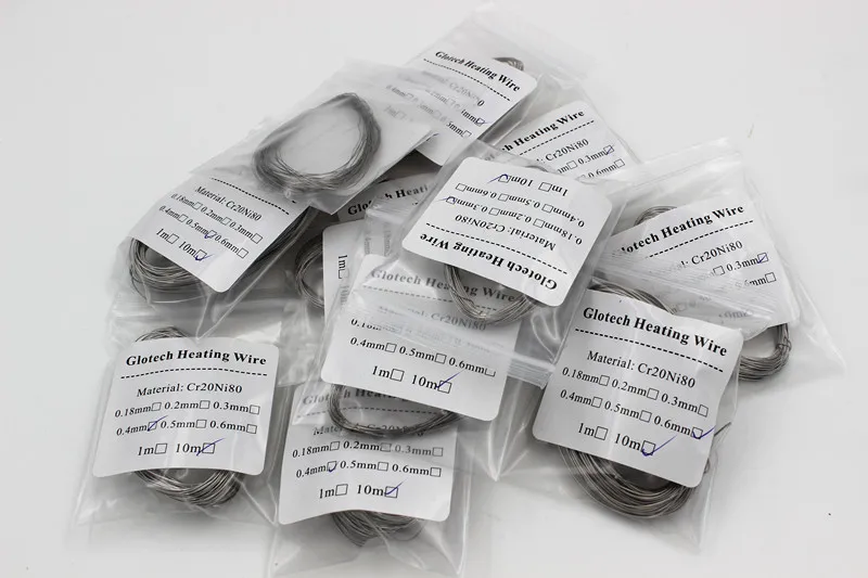 Нагревательные провода Glotech 20 м/0 18 мм RDA предварительно установленные катушки