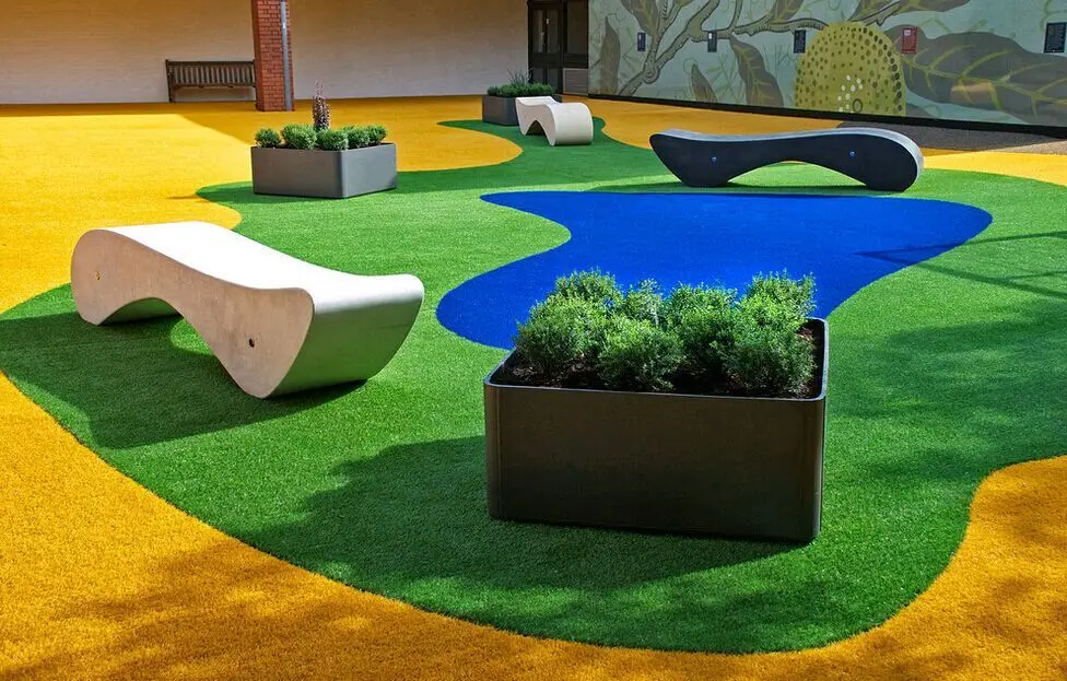 Начальная школа игры наземный дизайн с искусственной травой дерн|ground| |