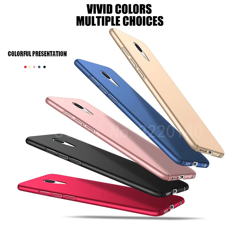 Роскошный Жесткий матовый чехол для телефона Meizu M5 M5s M5C из поликарбоната с полным
