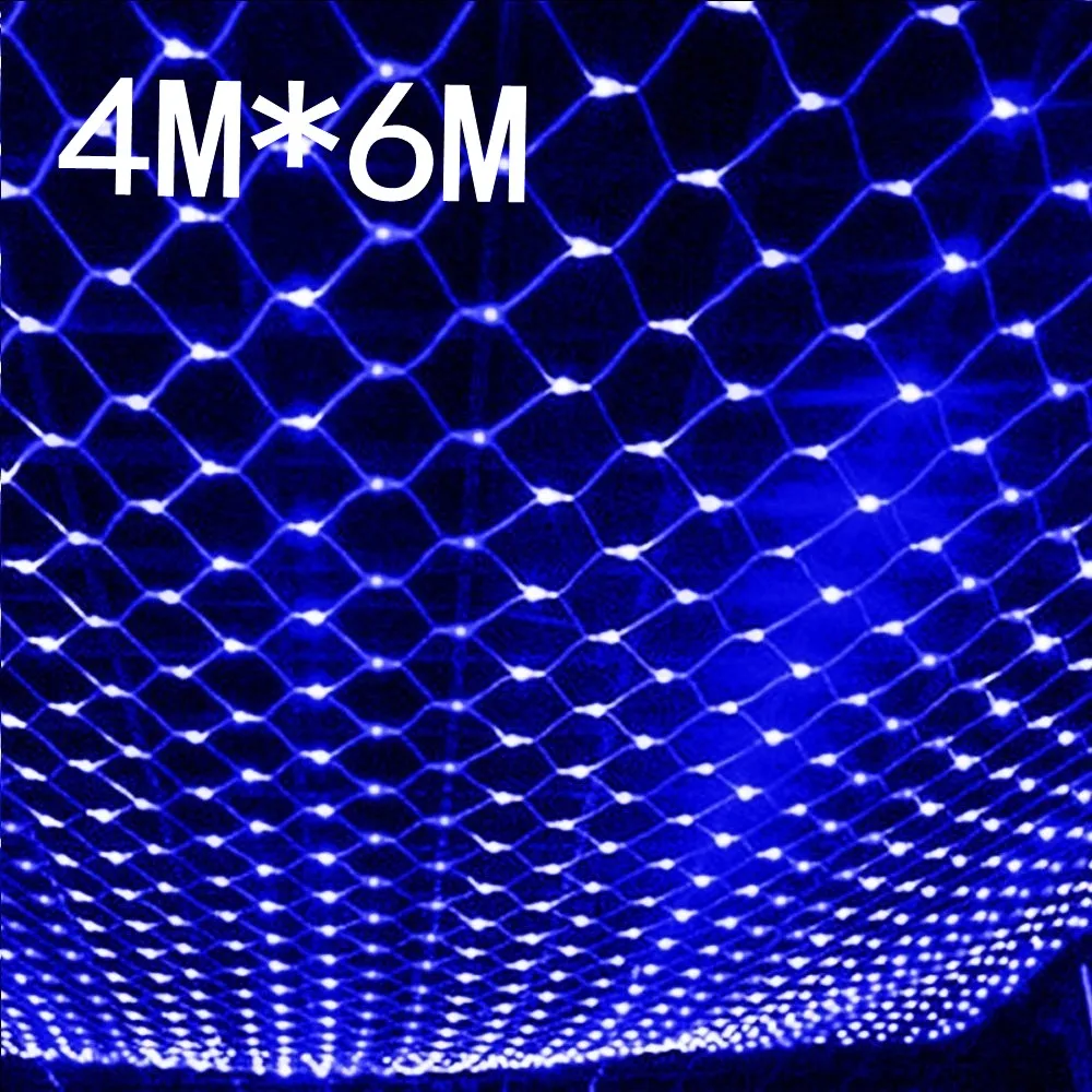 Waterproof 4m*6m net led christmas led net lights fairy lights mesh nets fairy lights Outdoor garden new year wedding holiday