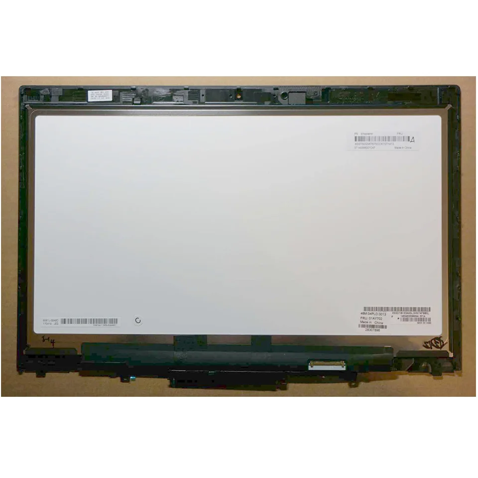 FRU 01AY702 PN 00UR191 01AY703 00UR190 00UR192 для lenovo ThinkPad X1 Yoga 20FQ ЖК-экран+ Сенсорное стекло дигитайзер сборка 14"