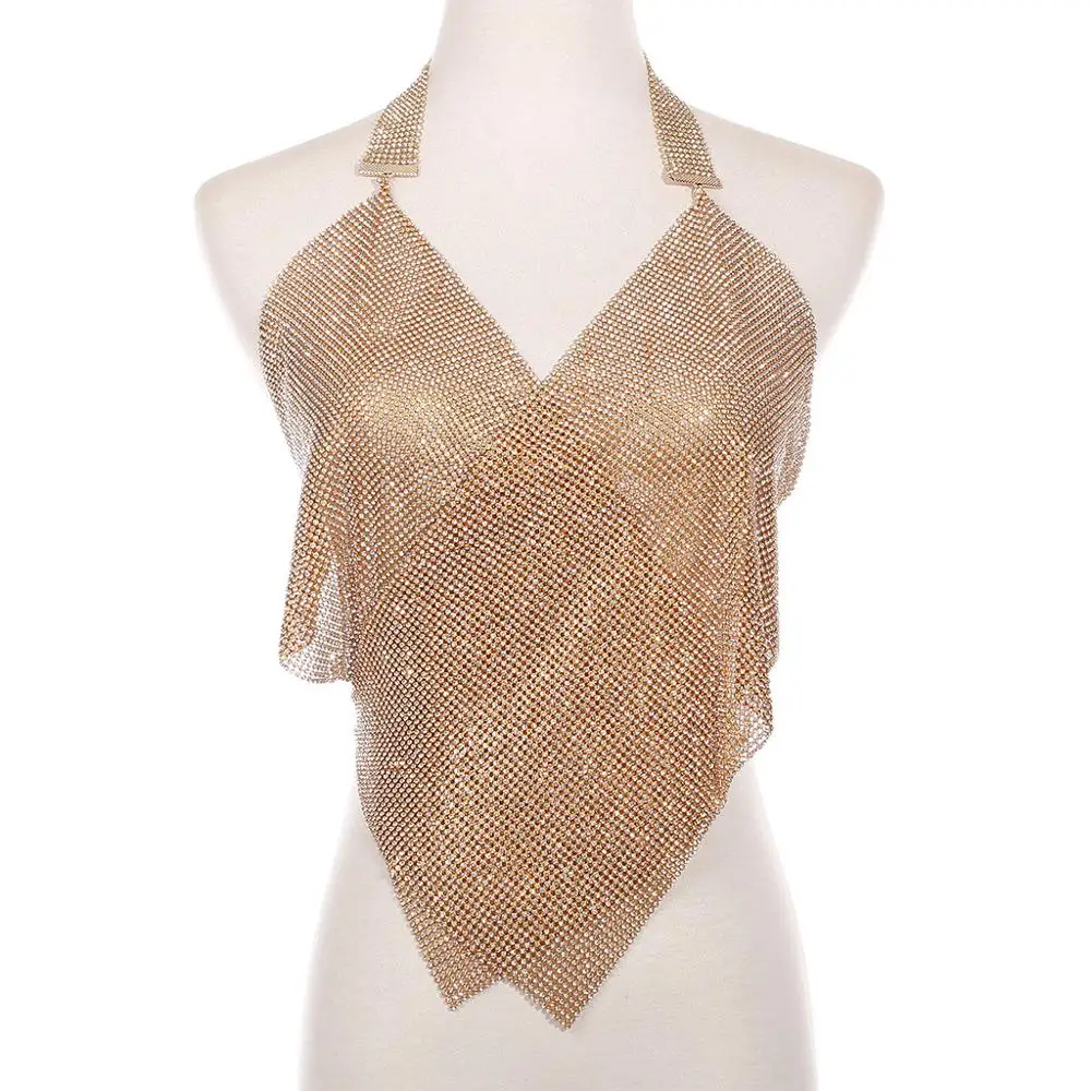 Пикантные туфли на металлическом сетчатой цепью со стразами стразы бюстгальтер