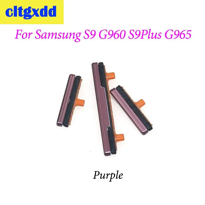cltgxdd New Side Keys Power and Volume Buttons Replacement For Samsung Galaxy S9 G960 S9 Plus G965 Phone outside button