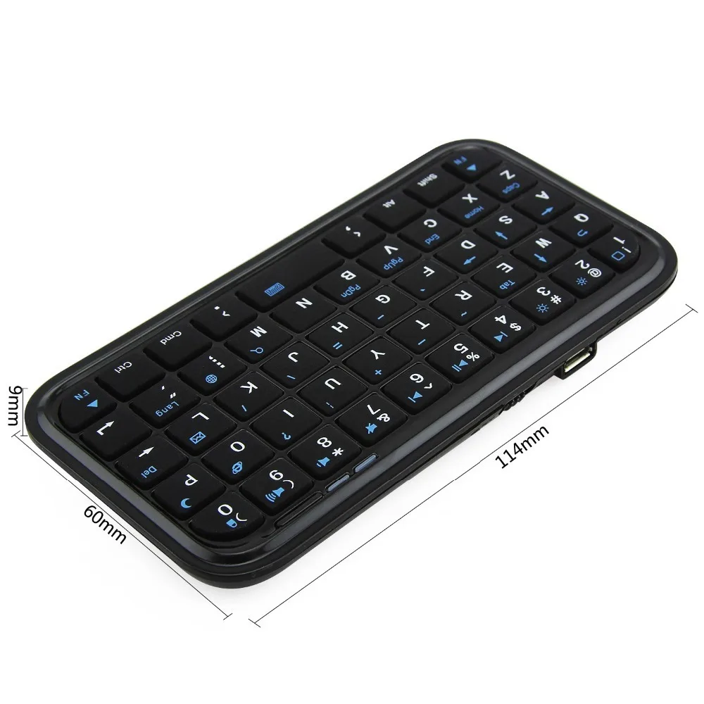 Беспроводная игровая мини-клавиатура с Bluetooth 49 колпачков ультратонкая Офисная