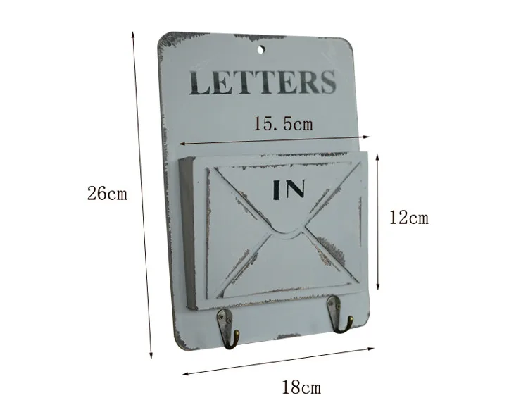 Деревянный настенный крючок Metro для украшения букв железная вешалка ключей