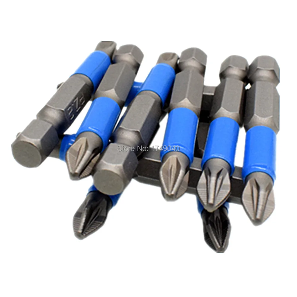 10pcs Screwdriver Bit PZ1 PZ2 PH2 Impact Driver 1/4