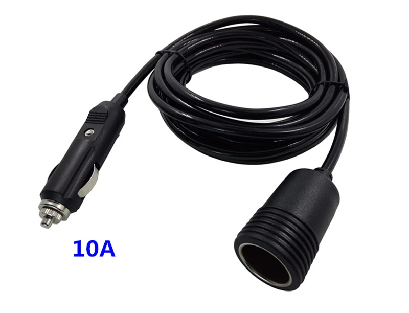 

UL With fuse car refrigerator Cord cigar lighter power Cord car refrigerator DC24V/DC12V for 3.8 meters with grooved