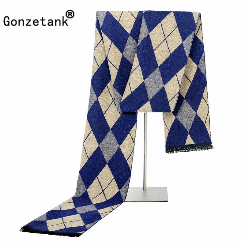 Gonzetank Элитный БРЕНД Новинка 2017 года мужские Зимний отдых Бизнес большой ромб