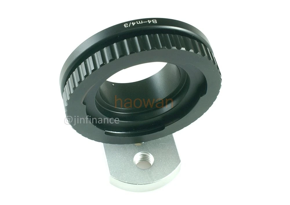 Кольцо-адаптер для штатива B4 2/3 &quotобъектив FUJINON panasonic M4/3 m43 GH4 GH5 BMPCC BMCC GF7 GF6 GM1 GX7 GX8 EM5