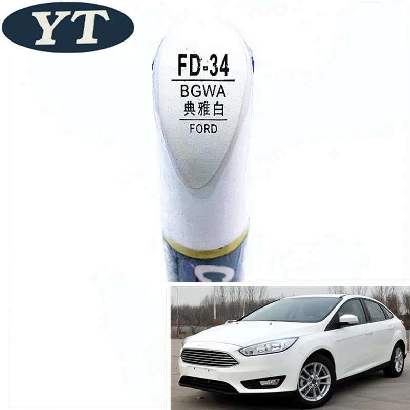Авторучка для ремонта царапин авторучка белого цвета Ford ecosport kuga focus s-max fiesta