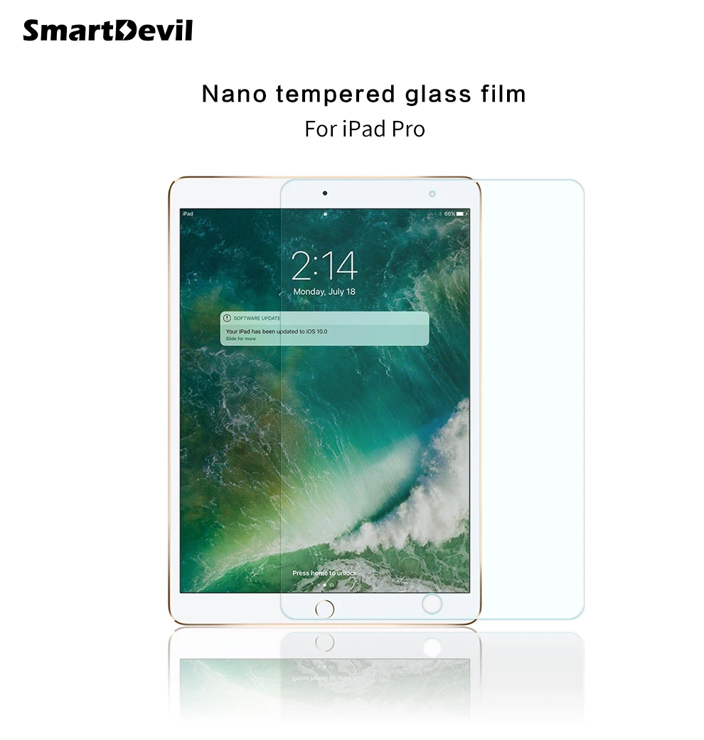 SmartDevil Новое закаленное стекло для Apple iPad Pro 10,5 дюймов экран протектор Высокое разрешение пленки Защитная Крышка планшета