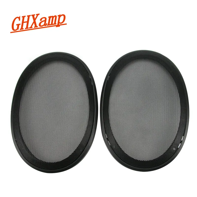 Conjunto de Malha para Alto-falante Armação em Plástico + Capa de Metal Ghxamp Automotivo Peças Polegadas Tela Protetora 2 6×9