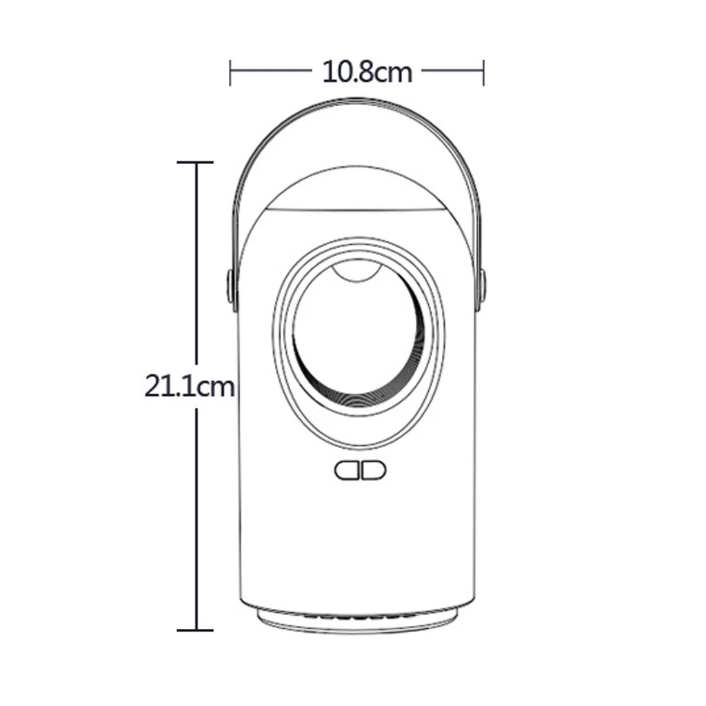 Светодиодная лампа ловушка для комаров питание от USB электронсветильник УФ