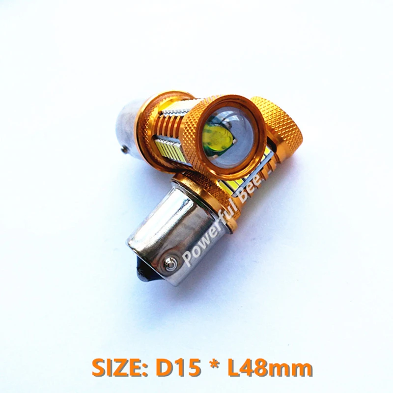 2 x T15/w16w 1156/ba15s/p21w T20/7440 18W Светодиодный фонарь белого цвета 700LM DRL задний тормоз