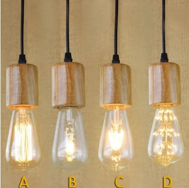 Американский винтажный подвесной светильник E27 в стиле лофт ретро для гостиной