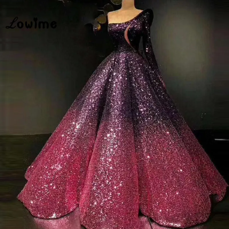 Африканские вечерние платья с разноцветными блестками 2018 Vestido De Festa Abaya Abiye пышные
