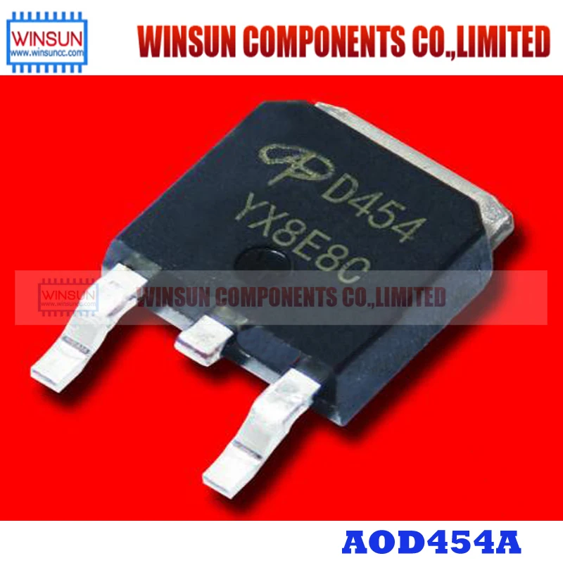 50 шт AOD454A AOD454 D454 TO252 Фирменная новинка оригинальный|Соединители| |