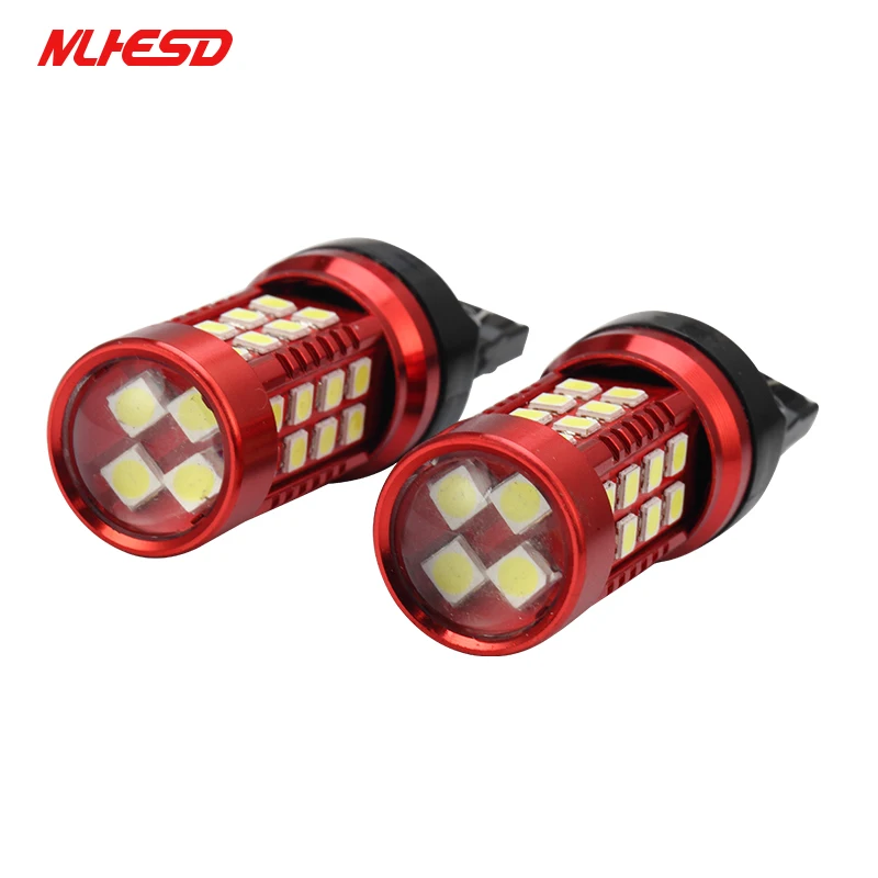 10 шт. T20 7440 7443 W21/50 Вт 36SMD 3030 светодиодный автомобиль сигнала поворота Стоп-сигнал