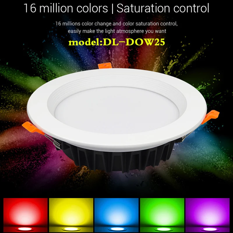 Miboxer DL DOW25 DALI с регулируемой яркостью 25 Вт RGB + CCT светодиодный светильник