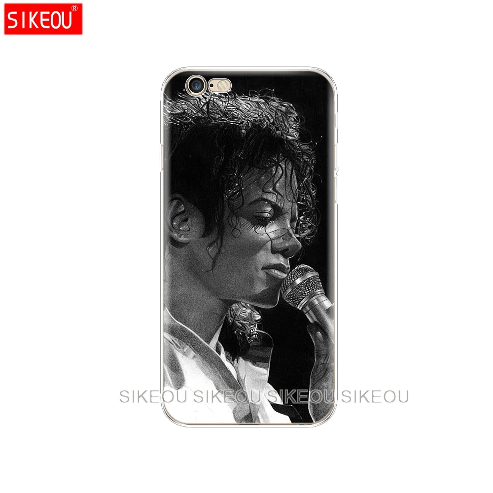 Силиконовый чехол для телефона Iphone 6X8 7 6s 5 5S SE Plus 10 XR XS Max Michael Jackson dancing king|Бамперы| |