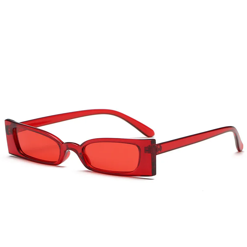 Небольшой прямоугольник солнцезащитные очки 2018 г. женские брендовые