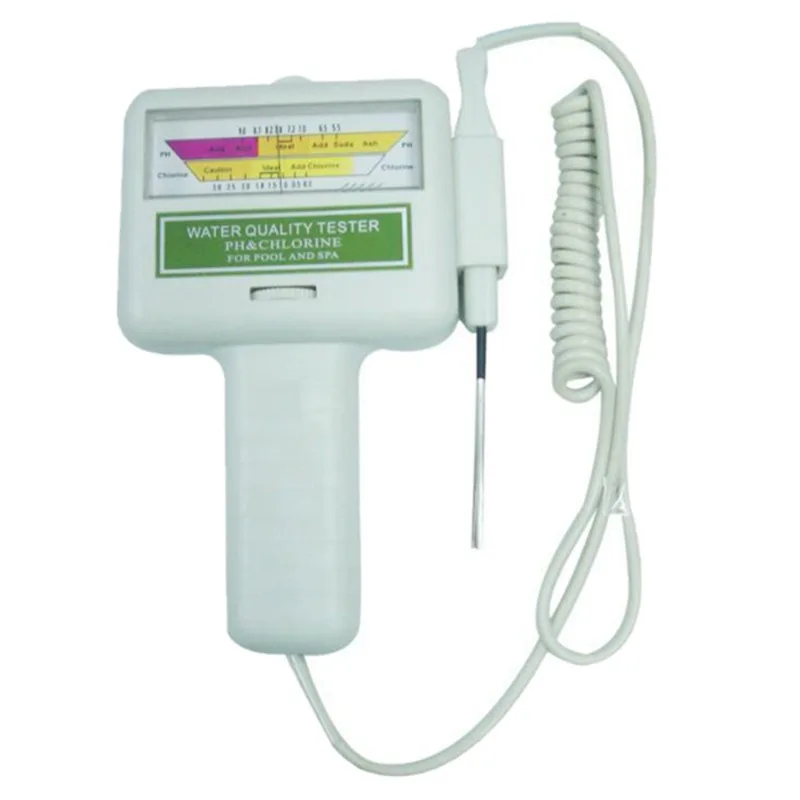 Portable Measure Water Quality PH CL2 Chlorine Tester PC101 Meter Level for Swimming Pool Spa Aquarium Hot | Инструменты