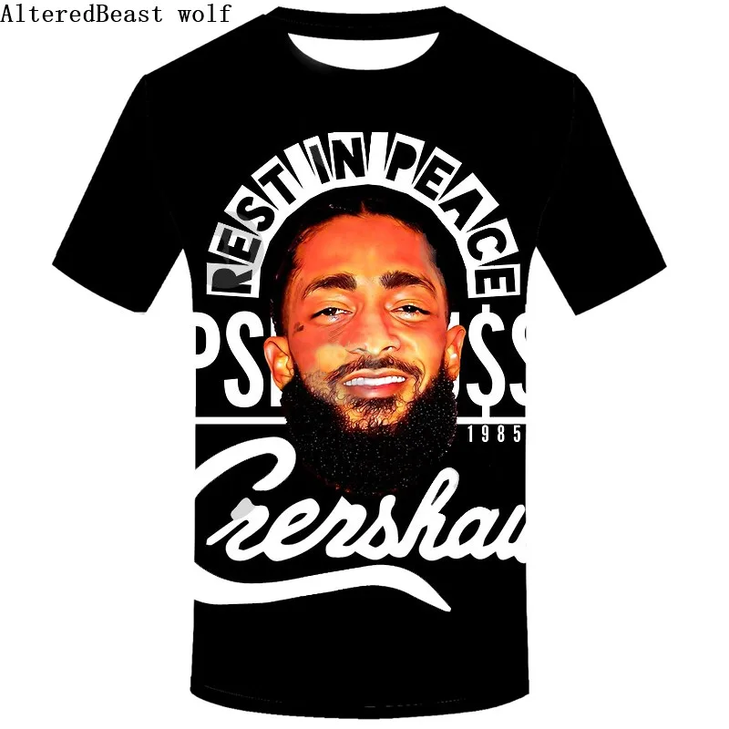 DMY645 Хип Хоп мода Nipsey Hussle 3D летние Harajuku мужские футболки с короткими рукавами Мужская Уличная одежда для мужчин - Цвет: DMY645