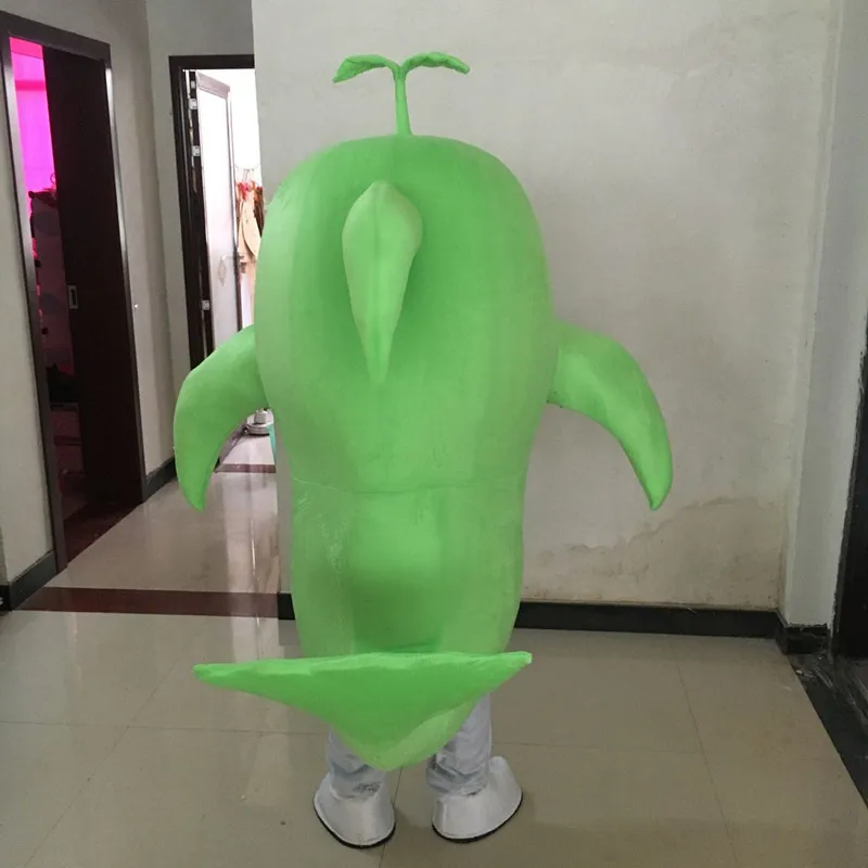 

New Hot Sale Green Dolphin Fancy Dress Party Dress Adult Character Halloween Cosplay Mascot Costume