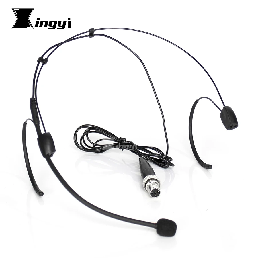 Мини XLR 4 Pin 4Pin TA4F винтовой блокировочный наушник гарнитура микрофон головной для