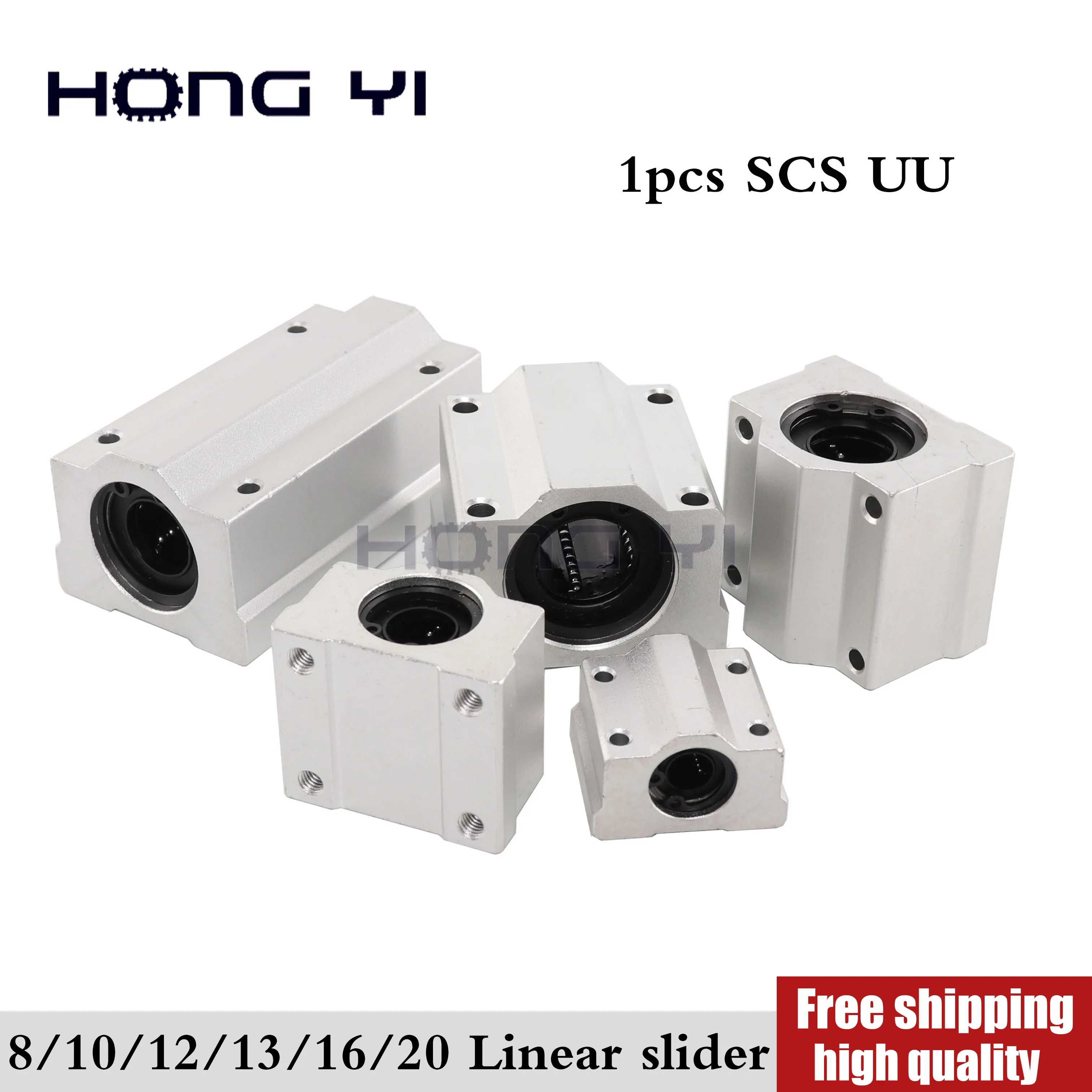 1 шт. Линейный шарикоподшипник SCS8UU SCS6UU SCS10UU SCS12UU SCS8LUU SCS10LUU SCS16UU для ЧПУ SBR16|Линейные