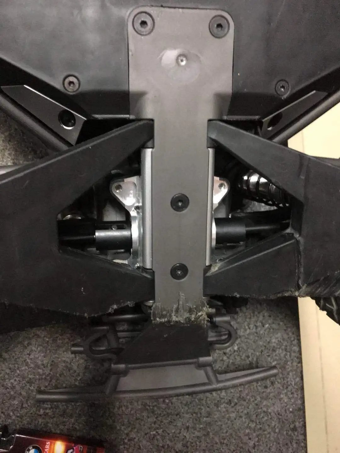 VITAVON Алюминиевая CNC передняя перегородка для UDR Traxxas неограниченный пустынный