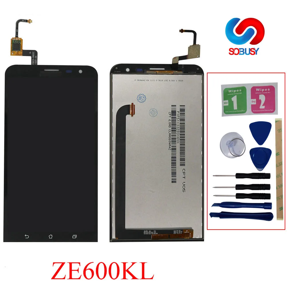 Для ASUS Zenfone 2 Laser ZE600KL Z00MD матрица ЖК дисплея + дигитайзер панель сенсорного экрана в