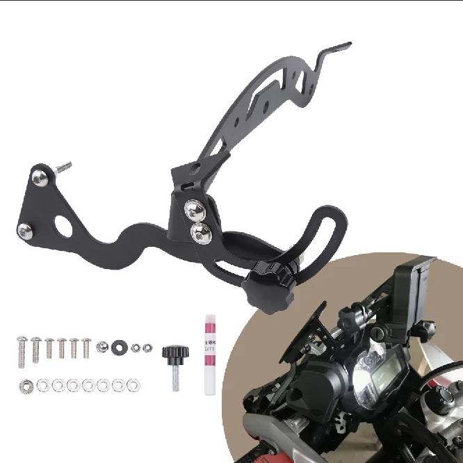 

Reinforcement Adjustable Windscreen Holder Windshield Bracket Mount For BMW R1200GS R1250GS ADV LC Adventure 2013-2019 2018 2016