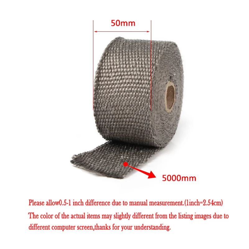 5 м мотоциклетная выхлопная труба оболочка термостойкая ткань универсальная