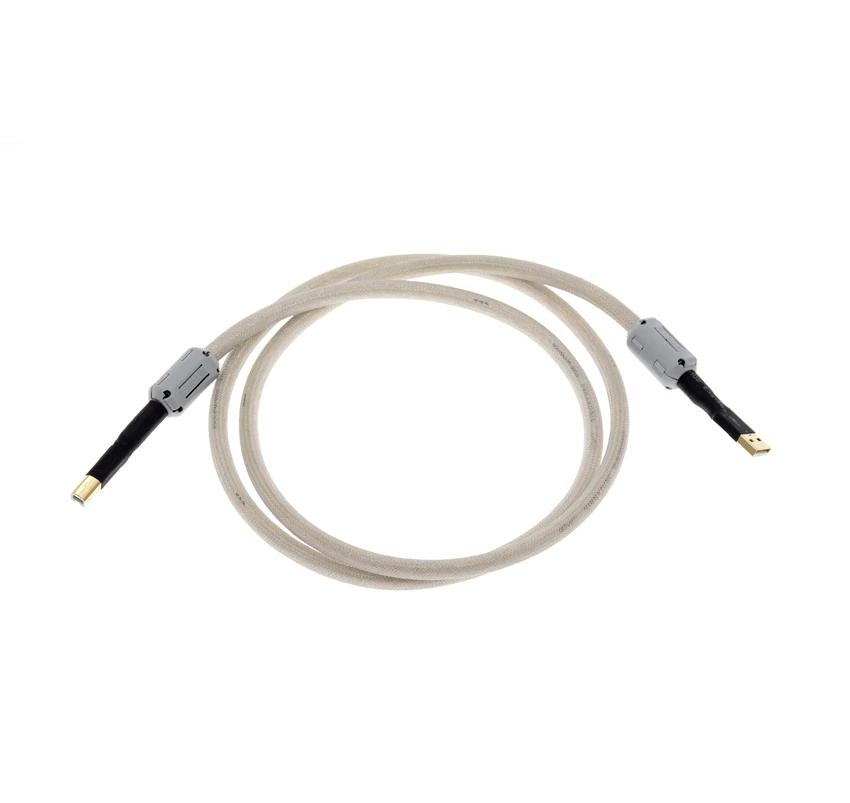 Hi-End HiFi USB кабель (A-B) DAC декодер для передачи данных принтера с посеребренным 4N OFC