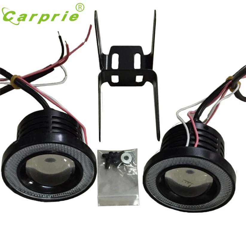 2.5 дюймовый автомобильный противотуманный фонарь COB LED проектор синий Halo Кольцо