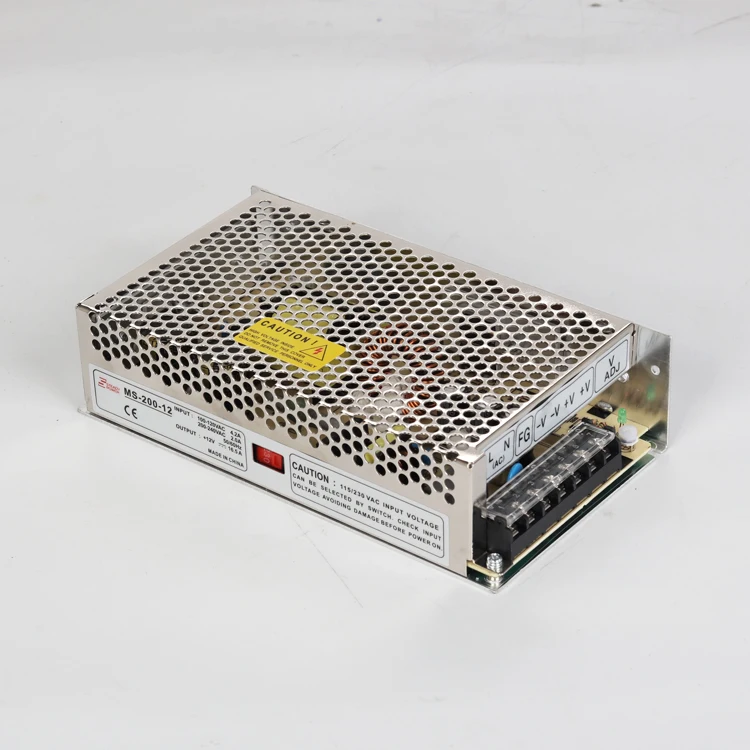 MS 200W CE одобренный одиночный выход 5V 12V 24V 15V Dc источник питания|supply 12v|power dc 12vpower supply