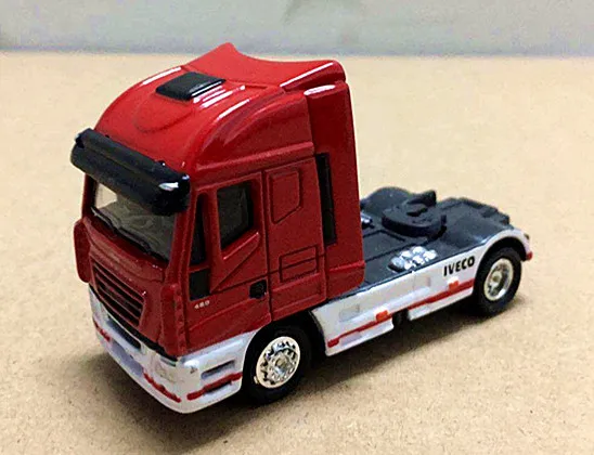 НОВЫЙ РЕДКИЙ специальный литой металлический 1/72 Европейский грузовик Iveco