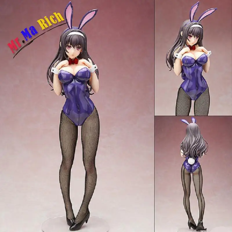 Японское аниме Kasumigaoka Bunny Girl Action Фигурное бикини с заячьими ушками Utaha Ver Pvc 45 см