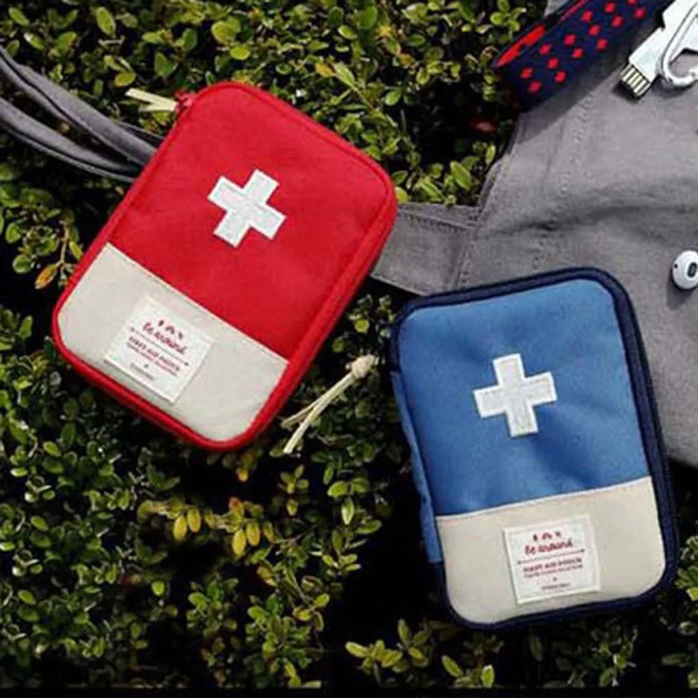 Portable Storage Bag First Aid Emergency Medicine Bag Outdoor Pill Survival Organizer Emergency Kits Package Travel Accessories
