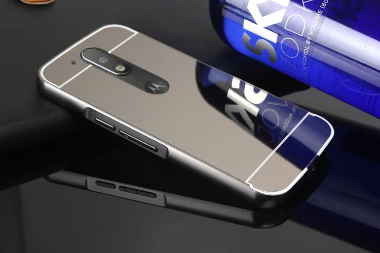 Роскошный Золотой Зеркало Алюминиевый Корпус для MOTO XPlay Zplay XT1635-03 М XT1662 Z XT1650-05